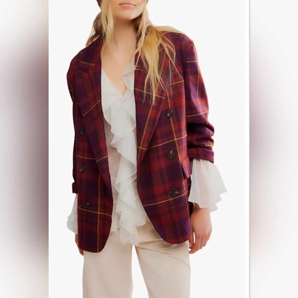 Free PEOPLE DEAN BLAZER